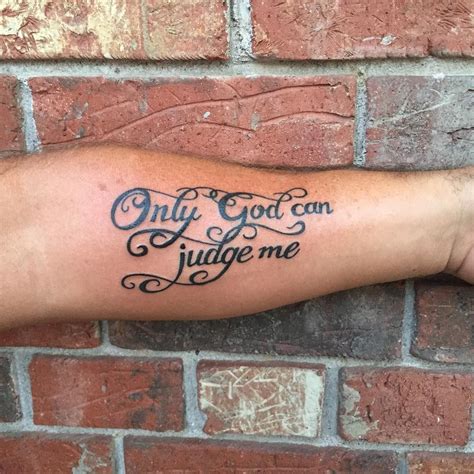 only god can judge me tattoo|61 Only God Can Judge Me Tattoo Designs for Men